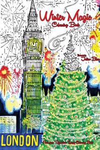 Winter Magic Colouring Book: Anti-Stress Relaxation Therapy Colouring Book (for Adults and Children's)