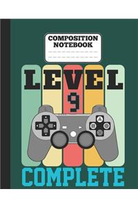 Composition Notebook - Level 9 Complete