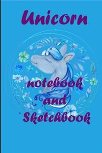 Unicorn notebook and Sketchbook
