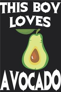 This Boy Loves Avocado Notebook