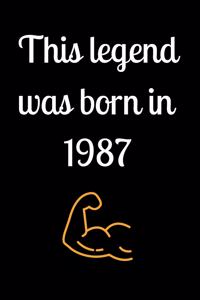 This legend was born in 1987