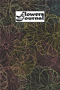 Colorful Flowers Journal