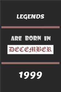 Legends Are Born in December 1999