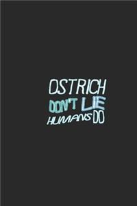 Ostrich don't lie humans do