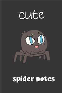 Cute Spider Notes