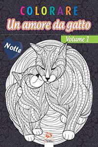 colorare - Un amore da gatto - Volume 1 - Notte