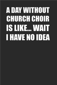 Church Choir Member Notebook 120 Pages Blank Lined Journal