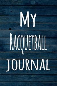My Racquetball Journal