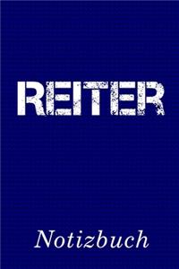 Reiter Notizbuch