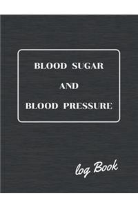 Blood Sugar and Blood Pressure Log Book