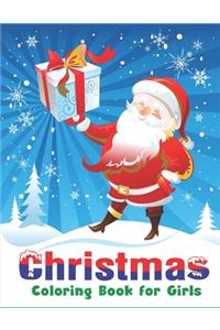 Christmas Coloring Book for Girls
