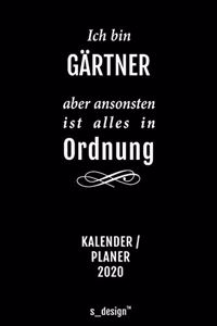 Kalender 2020 für Gärtner