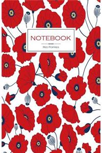 Notebook Red Poppies