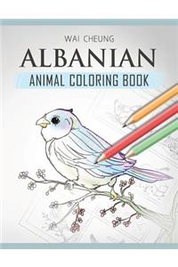 Albanian Animal Coloring Book