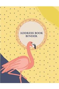 Address book binder