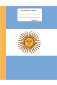 Composition Notebook Argentina
