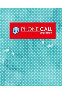Phone Call Log Book