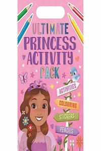 Ultimate Princess Activity Pack With Activities, Colouring, Stickers & Pencils