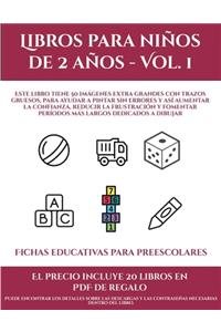 Fichas educativas para preescolares (Libros para niños de 2 años - Vol. 1)