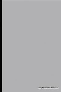 Everyday Journal Notebook - Blank Unruled (Gray Cover)