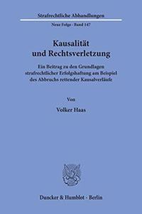 Kausalitat Und Rechtsverletzung