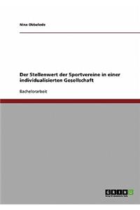 Stellenwert der Sportvereine in einer individualisierten Gesellschaft