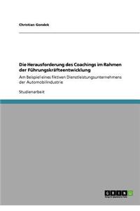 Die Herausforderung des Coachings im Rahmen der Führungskräfteentwicklung