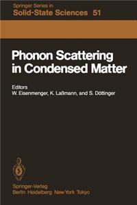 Phonon Scattering in Condensed Matter