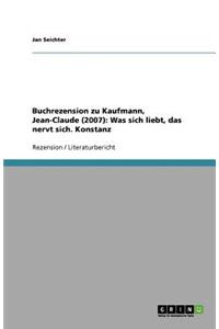 Buchrezension zu Kaufmann, Jean-Claude (2007)