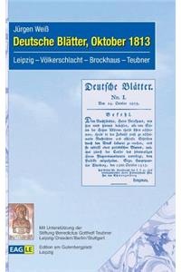 Deutsche Blätter, Oktober 1813