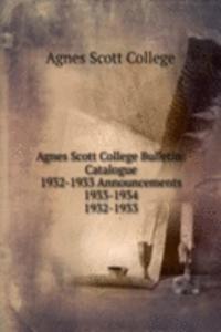 Agnes Scott College Bulletin