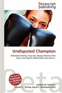 Undisputed Champion