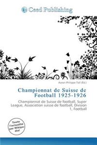 Championnat de Suisse de Football 1925-1926