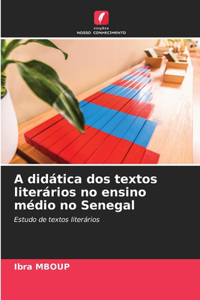 A didática dos textos literários no ensino médio no Senegal