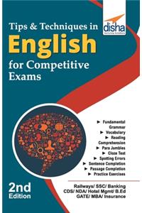 Tips & Techniques in English for Competitive Exams 2nd Edition