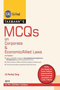 MCQs on Corporate & Economic/Allied Laws (As Per Old/New Syllabus-For May 2019 Exams)(2019 Edition)