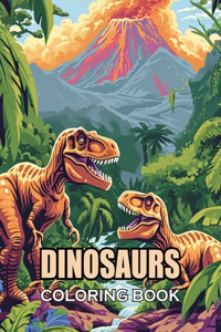 Dinosaurs Coloring Book for Adults