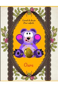Carnet de dessin pour enfants Ours