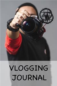 Vlogging Journal: 6 x 9 Inches Blank Planner Notebook - Lift Your Social Media To The Next Level