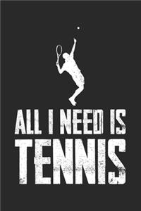 Het enige waar ik om geef is tennis en misschien 3 mensen...