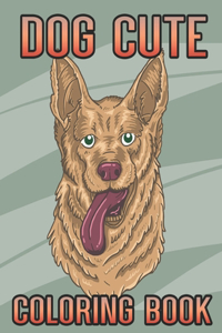 Dog Cute Coloring Book