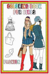 Fashion Coloring Book For Girls