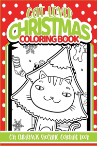 Cat Lover Christmas Coloring Book Cat Christmas Stocking Coloring Book