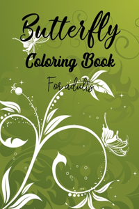 Butterfly Coloring Book for Adults.
