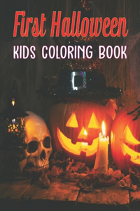 First Halloween Kids Coloring Book