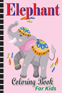 Elephant Coloring Book for Kids