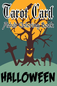 Tarot Card Adult Coloring Book Halloween