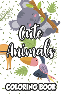 Cute Animals Coloring Book