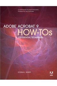 Adobe Acrobat 9 How-Tos