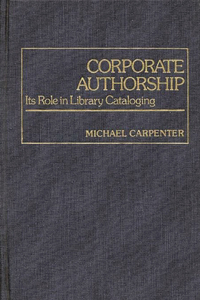 Corporate Authorship